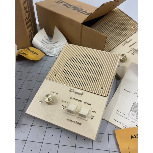 Vintage NuTone ISA-53 Inside Speaker Intercom System Lot Of 3 NOS Beige Scoville - Picture 2 of 10